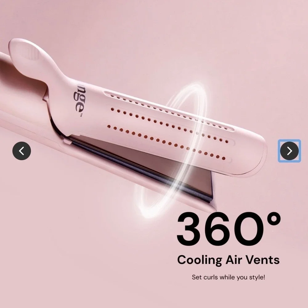 Lange Pink Hair Straightening Brush